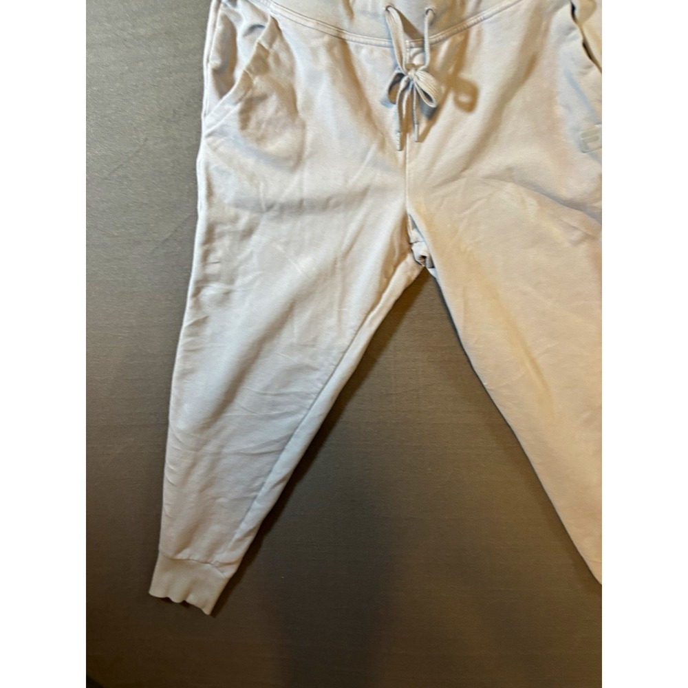 FILA Womens Jogger Sweatpants Medium Light Blue Cotton Stretch Athleisure Y2K